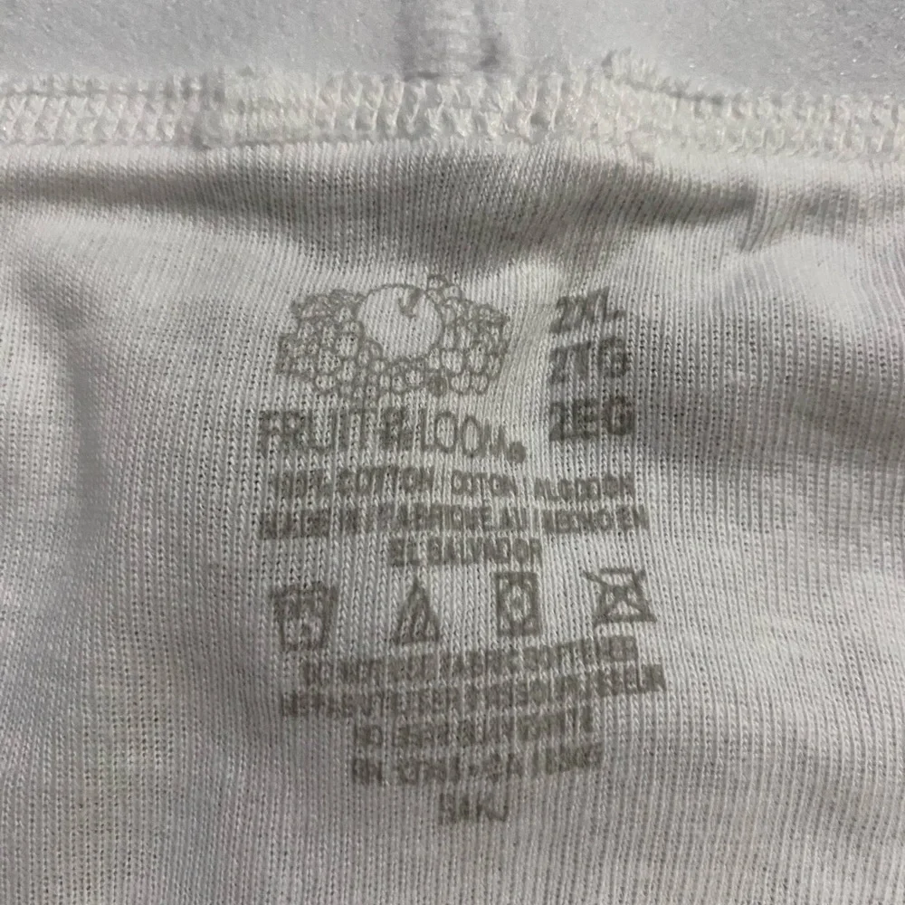 Fruit of the Loom Mens White Underwear Briefs XXL Tighty Whities Lot of 5